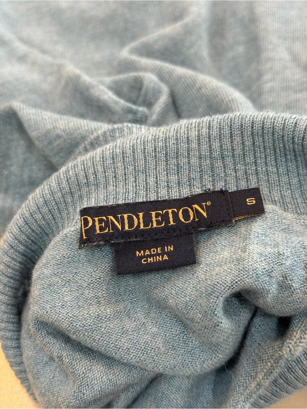 Pendleton Women's Blue Turtleneck Sweater - Picture 4 of 4